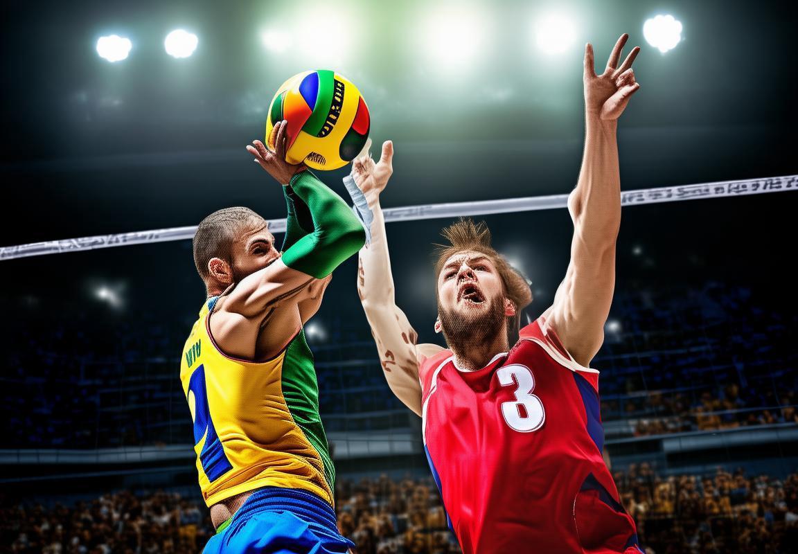 巴西VS俄罗斯男排巅峰对决：历史交锋与经典瞬间(图1)
